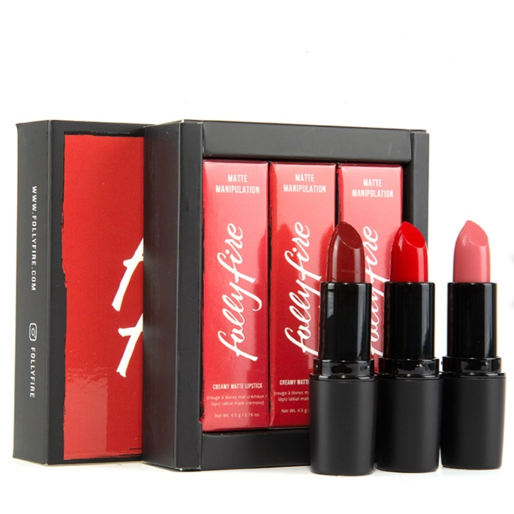 ✨Lipsticks Set by FOLLY FIRE *Expensive Habits*